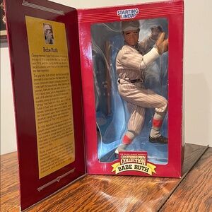 Cooperstown  Starting Lineup Collection Babe Ruth Figure - Red/Blue/White